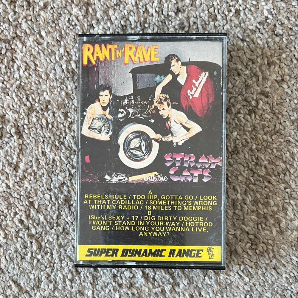 Rant N' Rave with the Stray Cats Cassette
